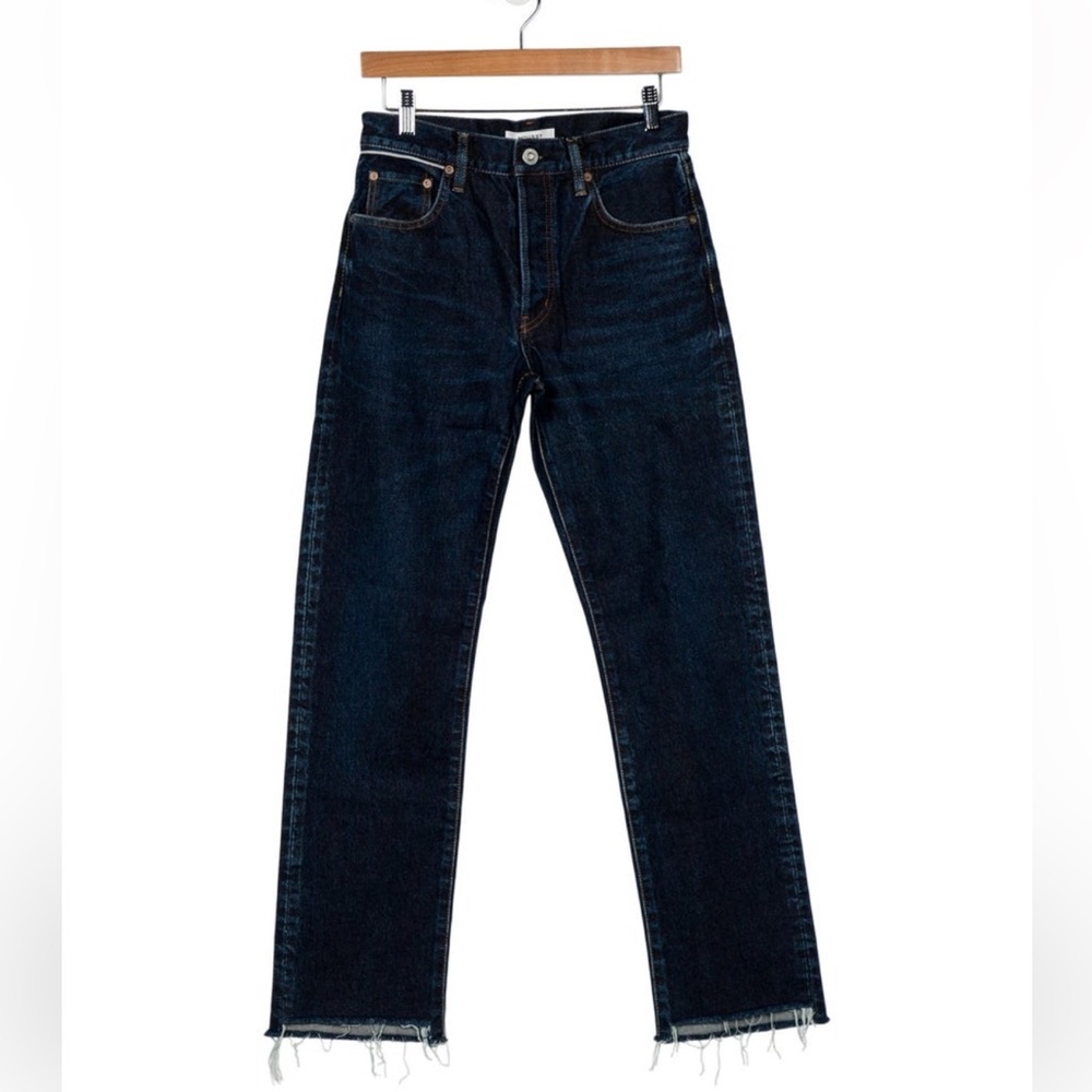 NWT Moussy Vintage inkster straight jeans in dark blue wash